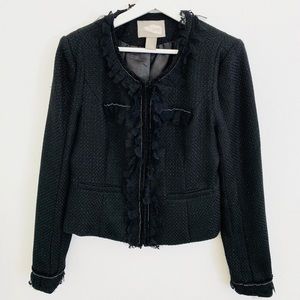 NEW Forever21/Love21 Tweed Blazer 5 Clasp Closure